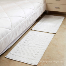 cotton jacquard frame embroidery spa floor mat towel